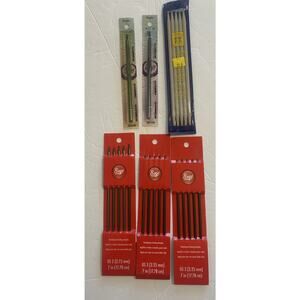 Lot Of 5 Boye Crochet Aluminum Crochet Hooks Knitting Needles #1 IMRA Needle NEW